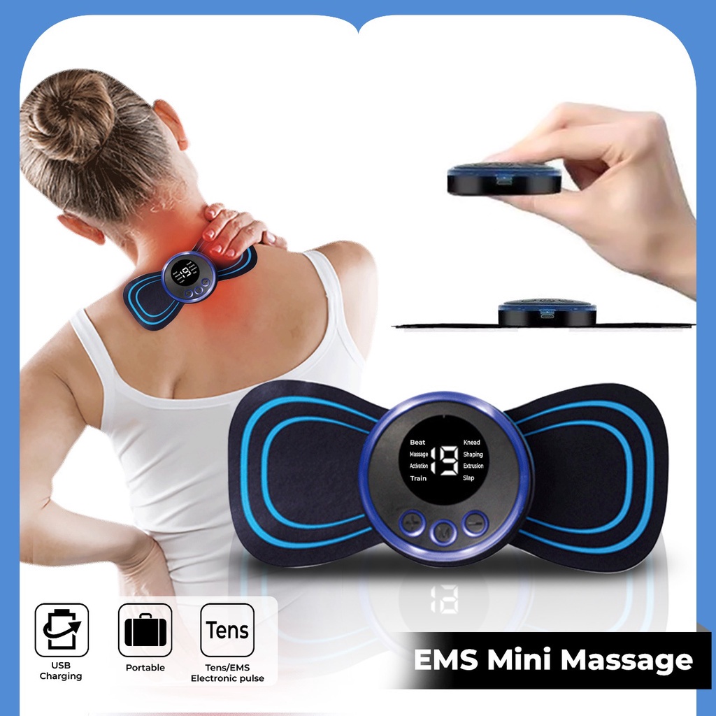 Jual EMS Elektrik Pemijat Leher WHOLE BODY MASSAGE Alat Terapi Mikro