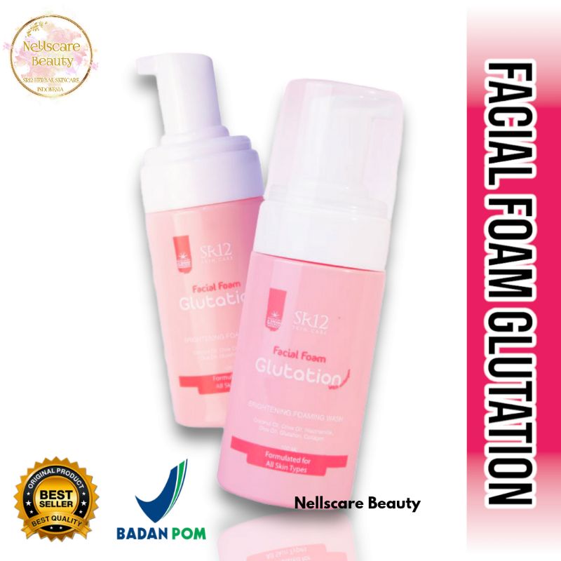 Jual NEW FACIAL FOAM GLUTATION WITH COLLAGEN SR12 Shopee Indonesia