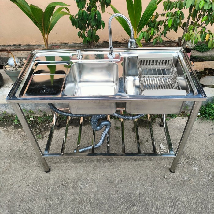 Jual Paket Komplit Bak Cuci Piring Lobang Portable Bcp Portable Sink