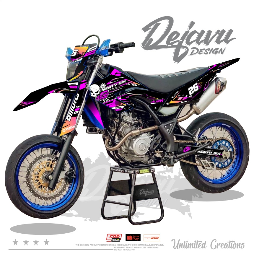 Jual Stiker Atau Decal WR155 Full Body Variasi Decal WR Supermoto