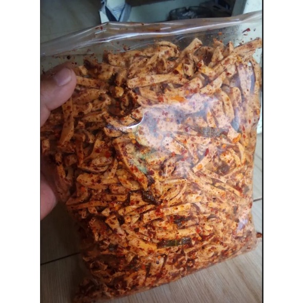 Jual Basreng Viral Pedas Daun Jeruk Sultan Bandung Gr Shopee