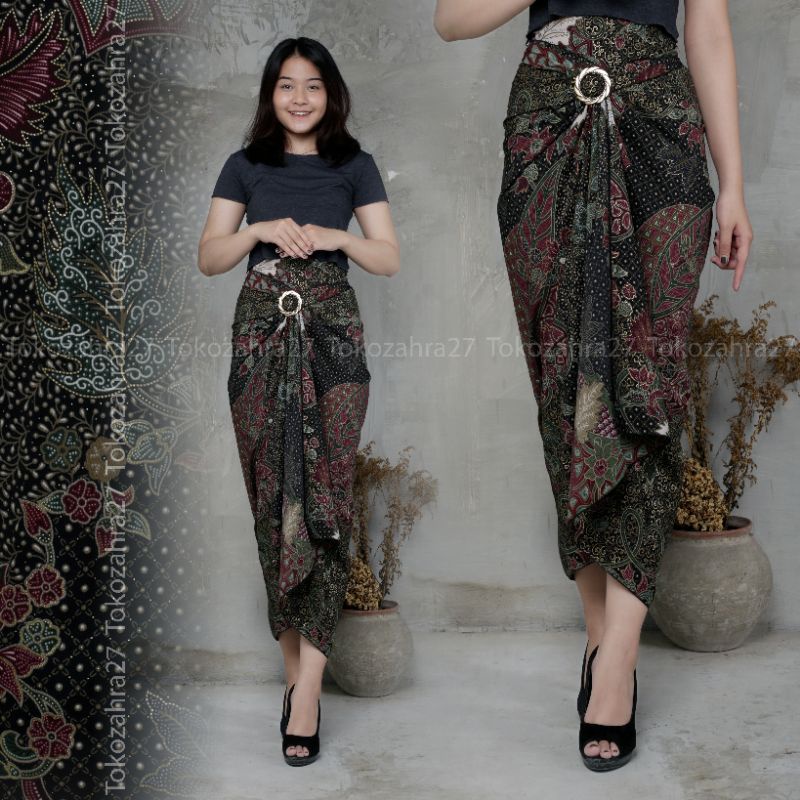 Jual Rok Lilit Batik Vol Bawahan Tradisional Bawahan Kebaya Rok Serut