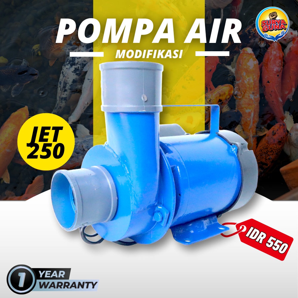 Jual Pompa Air Modifikasi Jet Pipa Dim Untuk Sirkulasi Kolam Ikan