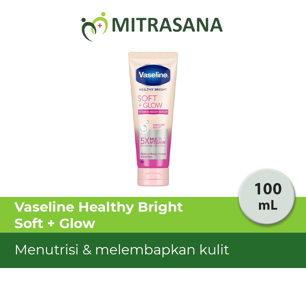 Jual Vaseline Healthy Bright Vitamin Body Serum Soft Glow Ml