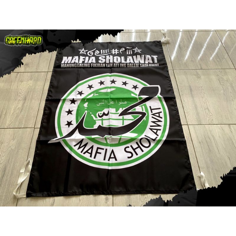 Jual BENDERA MAFIA SHOLAWAT 110 X 80 CM Shopee Indonesia