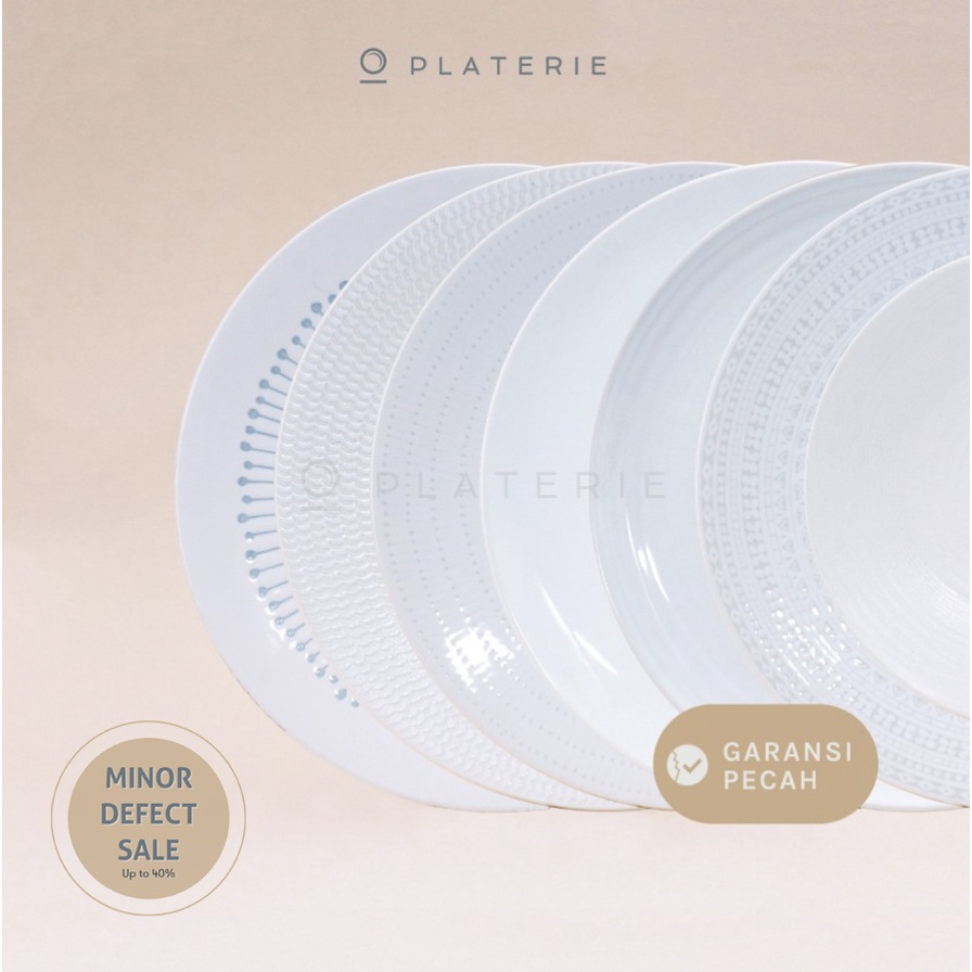 Jual Defect Saleby Platerie Keramik Dinner Plate Inch Series