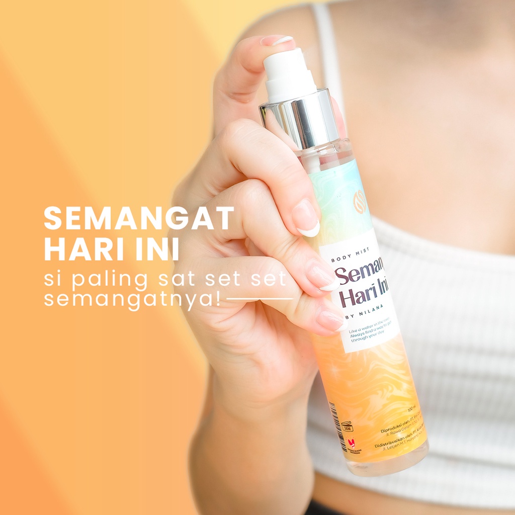 Jual NILANA Semangat Hari Ini Body Mist BPOM EDP Parfum Legenda