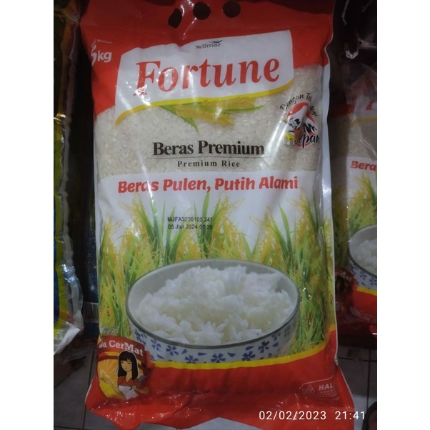 Jual Beras Premium Fortune Premium Kg Shopee Indonesia