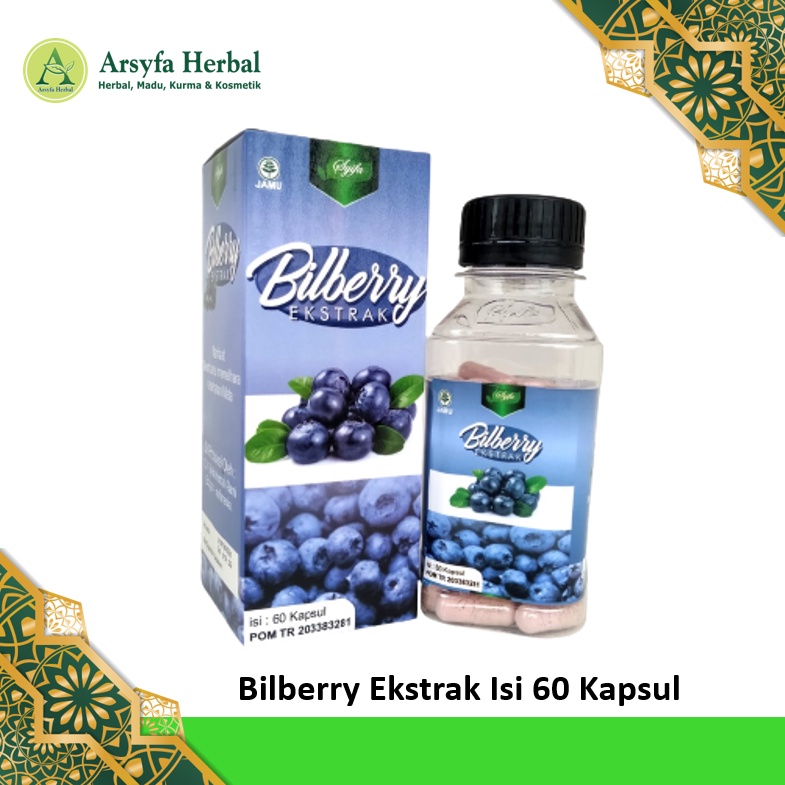 Jual Ekstrak Bilberry Syifa Kapsul Bilberry Isi Kapsul Obat Mata