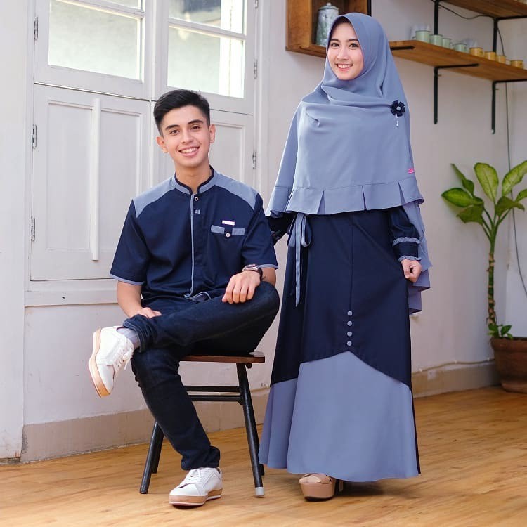 Jual Baju Gamis Couple Suami Istri Terbaru Kemeja Dan Gamis Batik