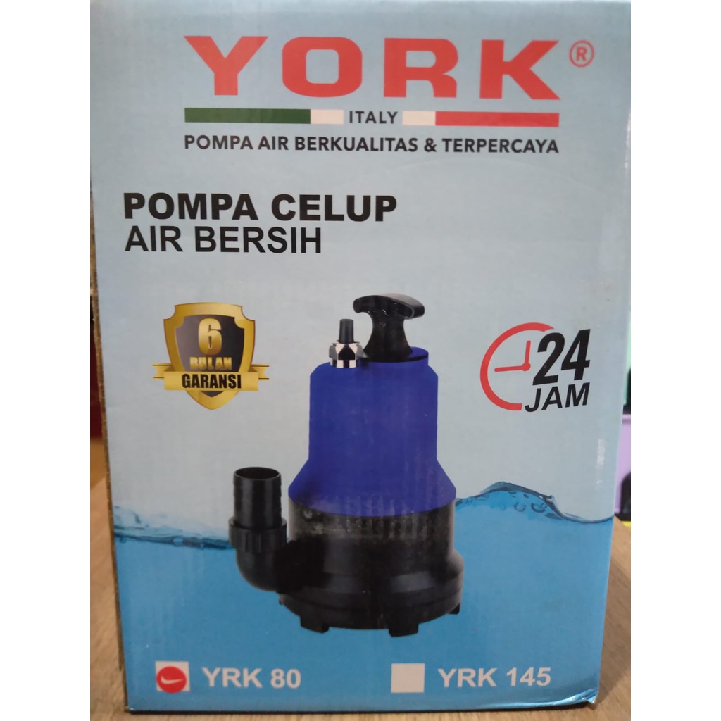 Jual Mesin Pompa Air Celup Kolam Bersih YORK YRK 80 24 Jam Shopee