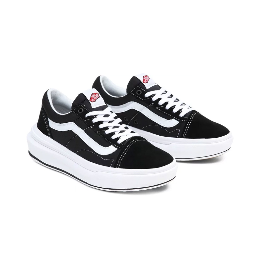 Jual Vans Old Skool Overt Comfy Cush Black White Shopee Indonesia