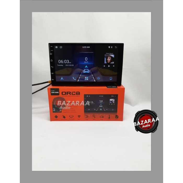 Jual Head Unit Android ORCA ECO LITE Series ADR 9988 7 Inch Full Glass