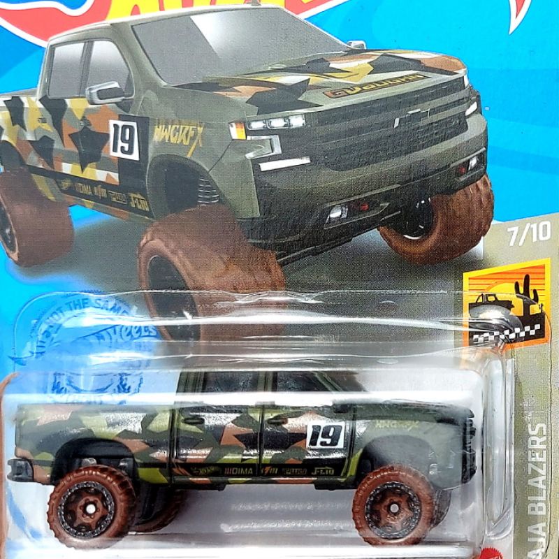 Jual Hotwheels Chevy Silverado Trail Boss Lt Hijau