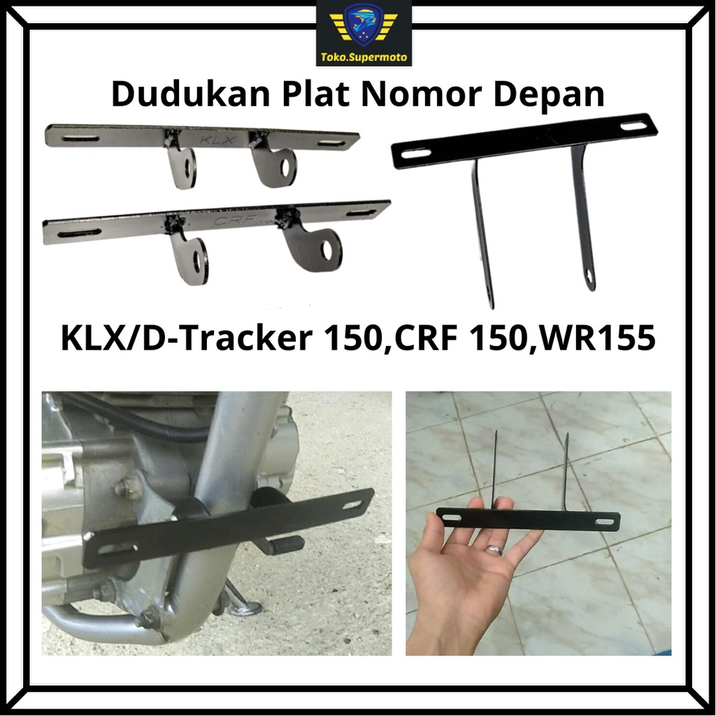 Jual Breket Braket Dudukan Plat Nomor Nomer Depan Klx D Tracker Crf