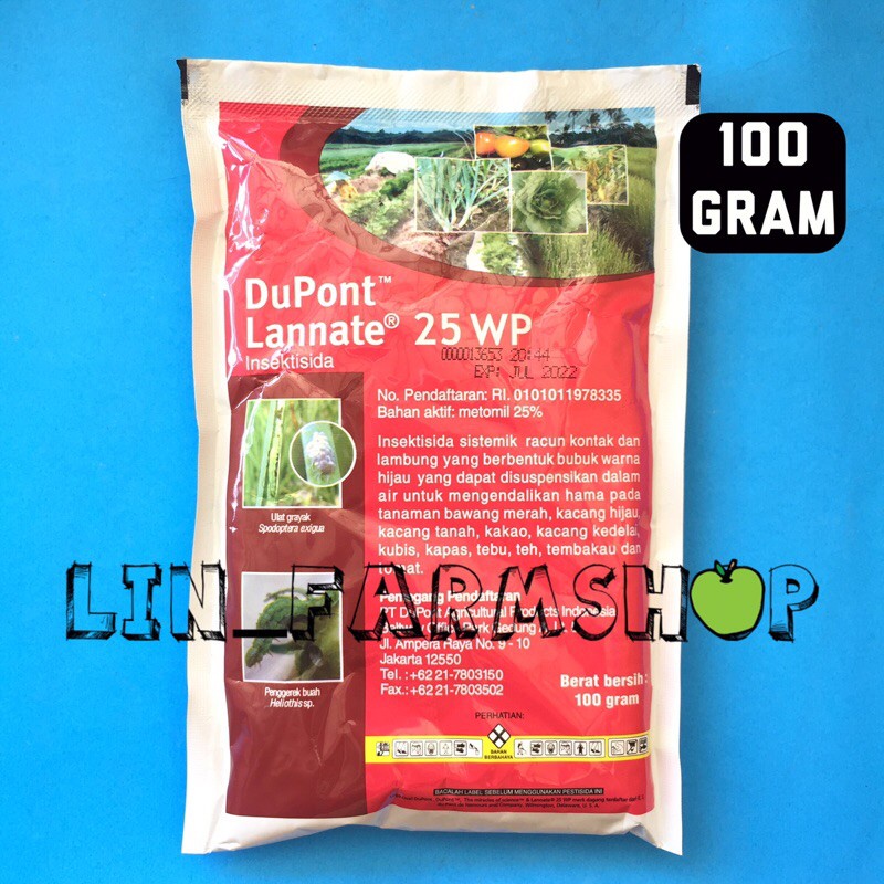 Jual Dupont Lannate Merah Wp Gram Insektisida Metomil