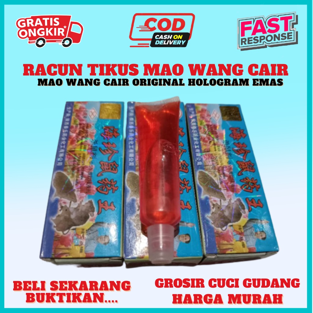 Jual Racun Tikus Mao Wang Paling Ampuh Mati Di Tempat Hologram Dan