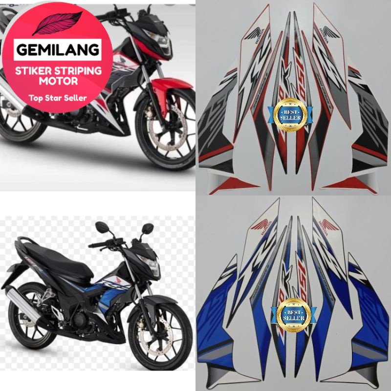 Jual Striping Decal Polet Sticker Honda Sonic R Rs