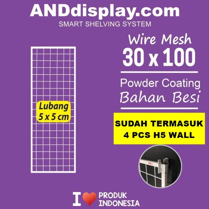 Jual Wiremesh X Cm H Wall Kawat Ram Dinding Wire Grid Shopee