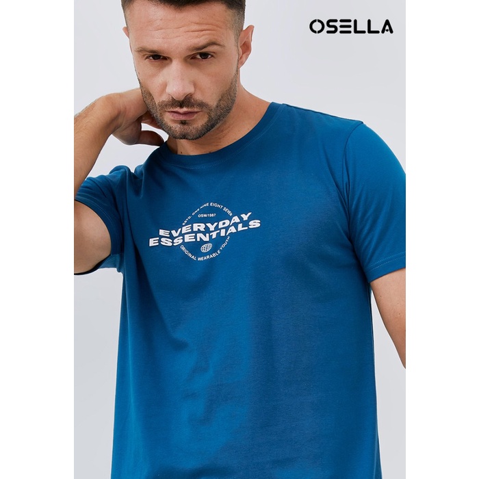 Jual Osella T Shirt Kaos Pria Warna Water Shopee Indonesia