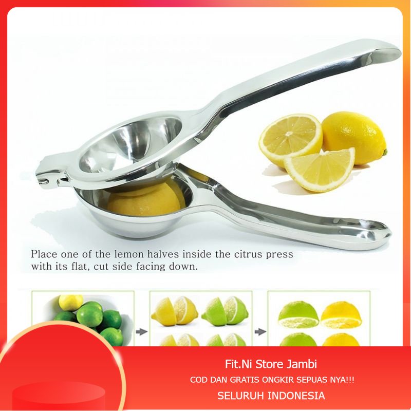 Jual Alat Peras Jeruk Stainless Steel Lemon Juicer Orange Extractor