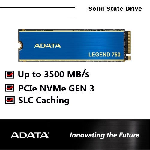 Jual SSD ADATA LEGEND 750 500GB SSD M 2 NVMe PCIe Gen 3x4 Shopee