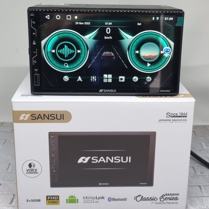 Jual Headunit Android Sansui Classic Gen2 Ram 2 32GB 7INCH CARPLAY