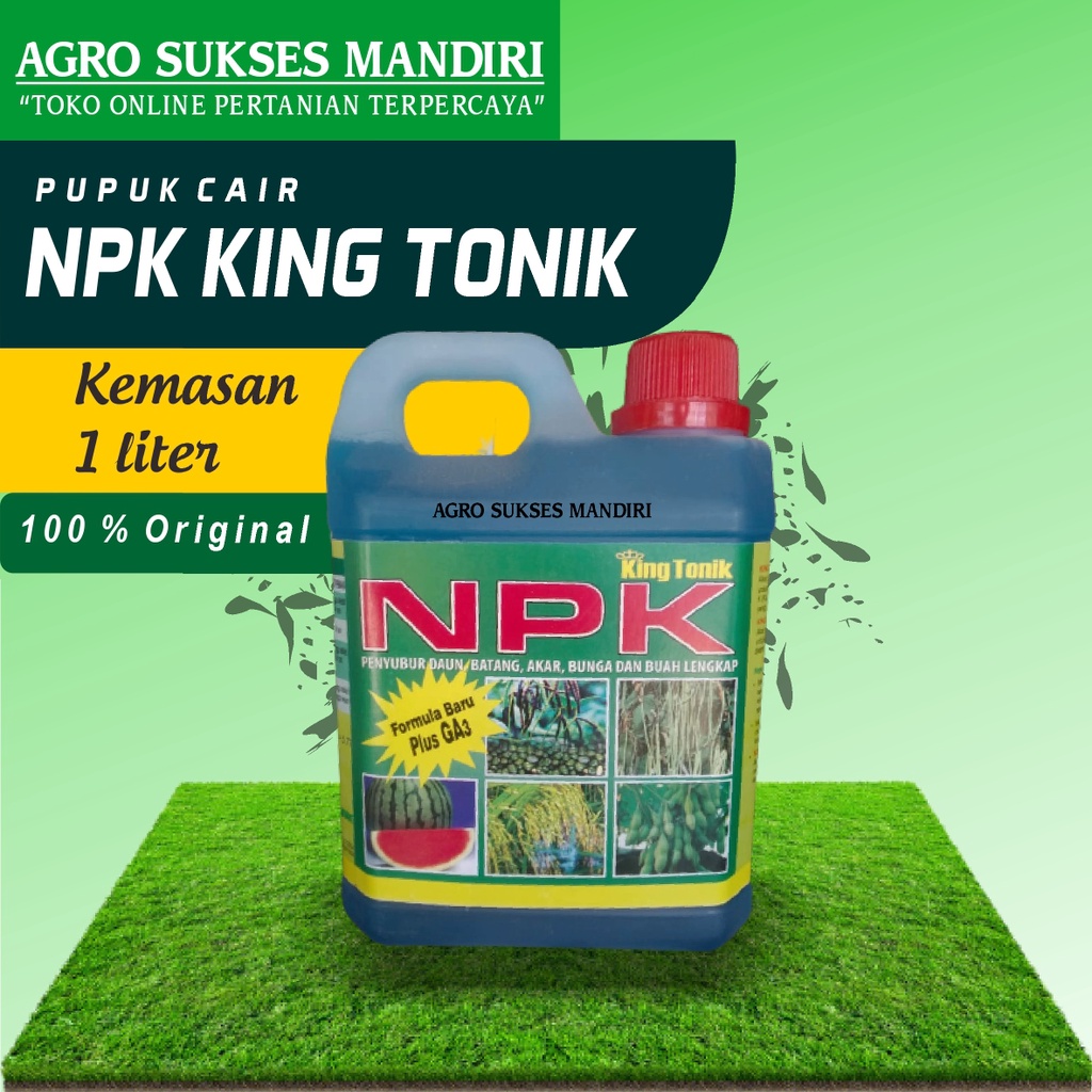 Jual Pupuk Cair Npk King Tonik Kemasan Liter Npk King Tonik Pupuk