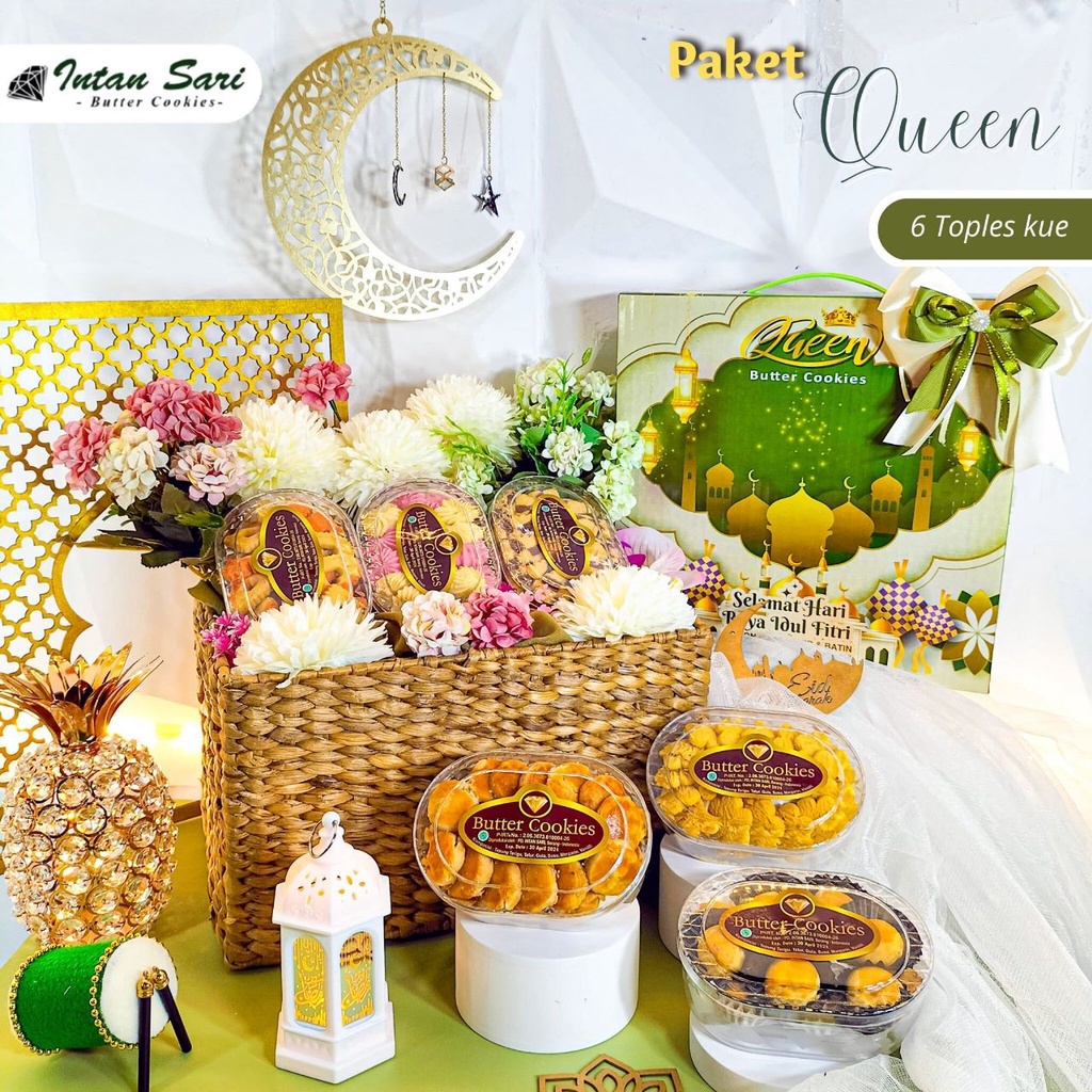 Jual Paket Kue Lebaran Intan Sari Paket Queen Nastar Shopee