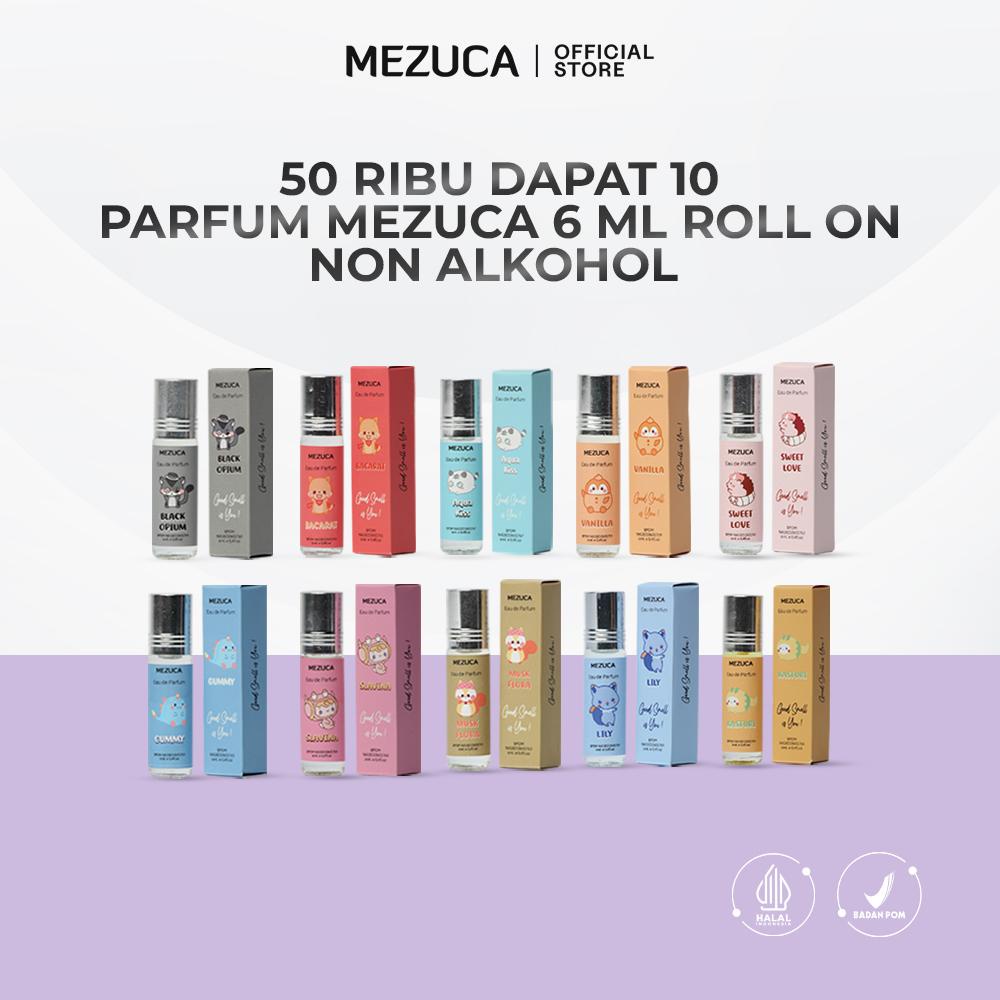 Jual Dapat 10 Parfum Mezuca 6ml Tanpa Alkohol BPOM Shopee Indonesia