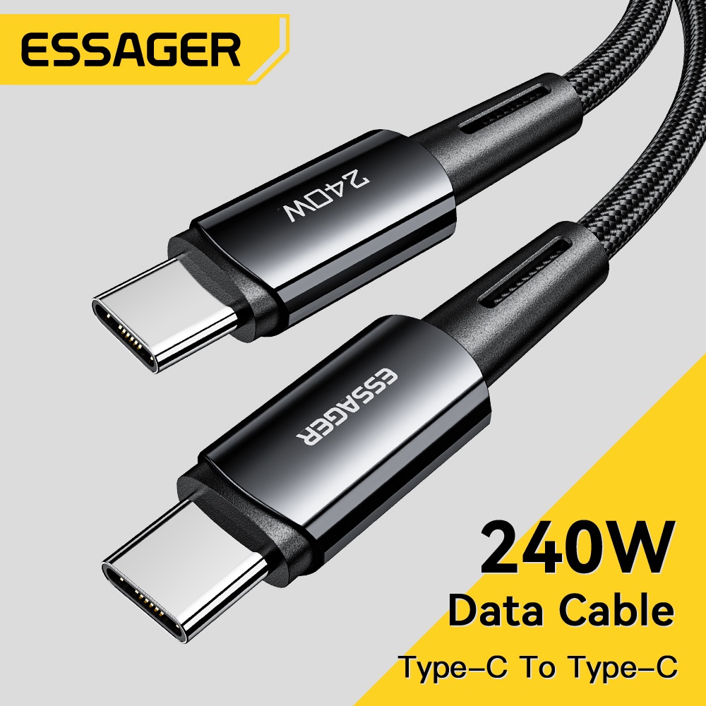 Jual Essager 240w Tipe C Ke Tipe C Kabel Mac Notebook Usb C Fast