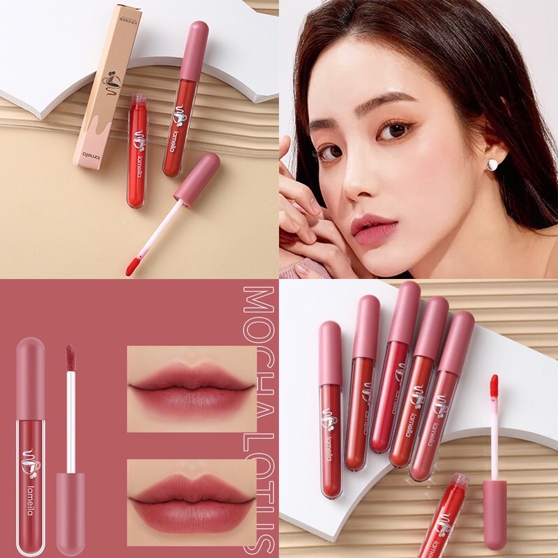 Jual LAMEILA NUDE EDITION LIQUID LIPSTICK SILKY GLASS LIP GLAZE