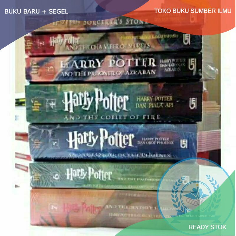 Jual T B S I PAKET 7 BUKU NOVEL HARRY POTTER JILID 1 2 3 4 5 6 7