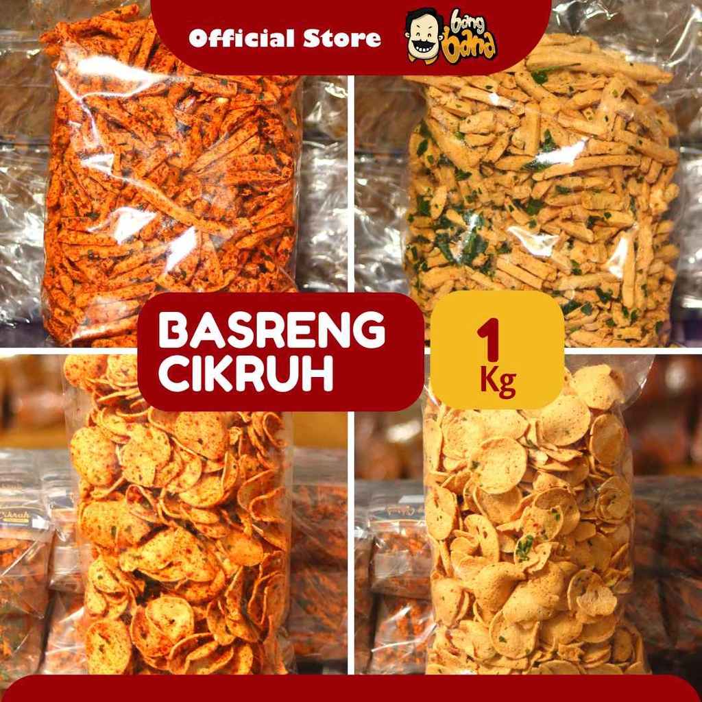 Jual Basreng Stik Cikruh Pedas Daun Jeruk Kiloan Shopee Indonesia