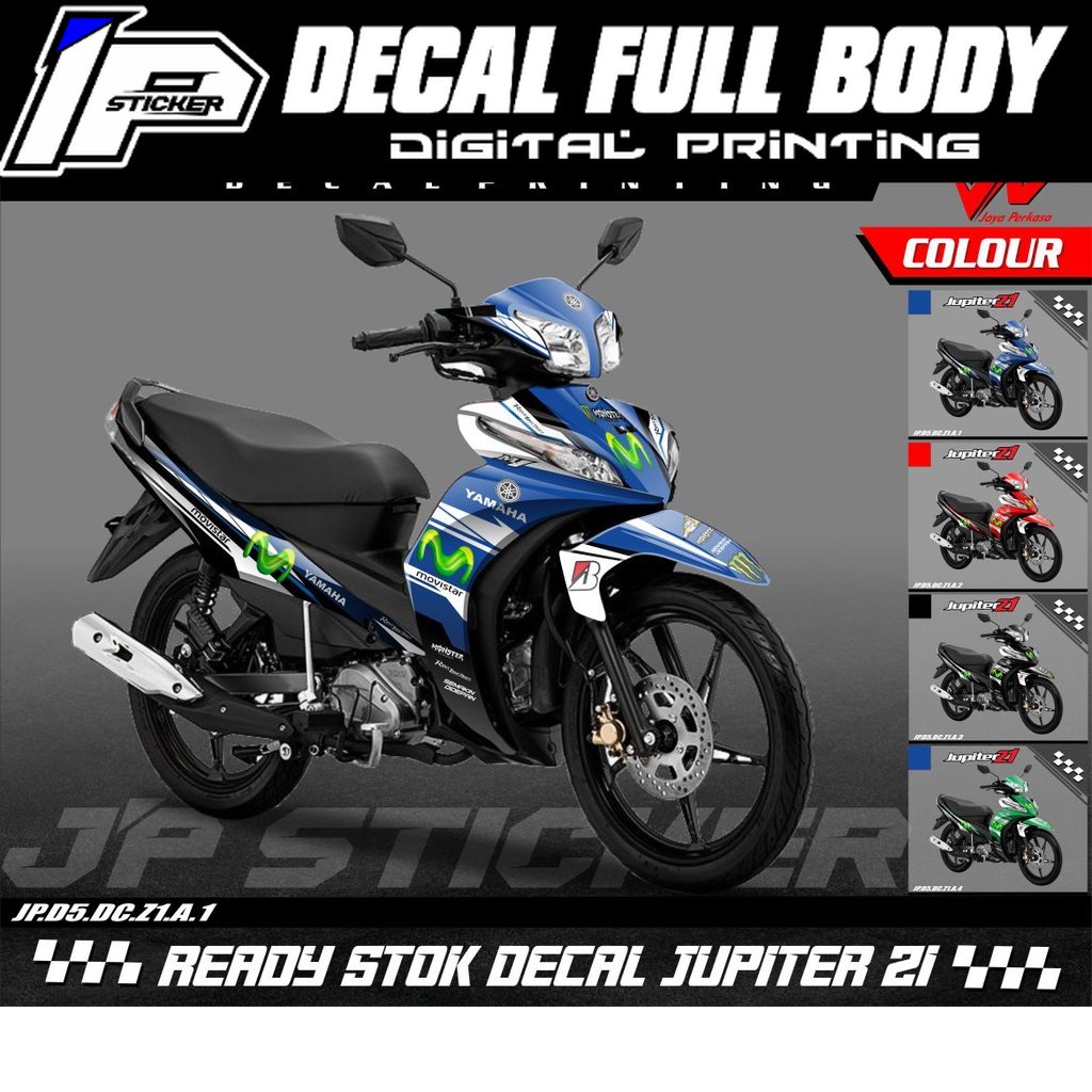 Jual Decal Sticker Yamaha Jupiter Z1 Full Body Dekal Stiker Jupiter