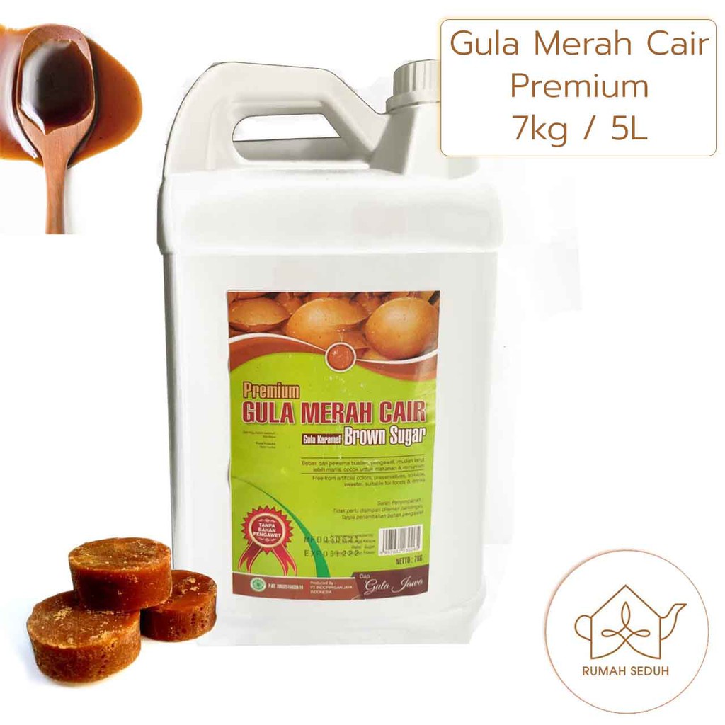 Jual Premium Gula Aren Jawa 7kg Liquid Brown Sugar Syrup HALAL Gula