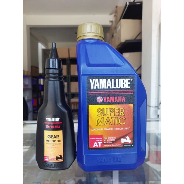 Jual Promo Paket Yamalube Super Matic L Kemasan Biru Oli Gardan