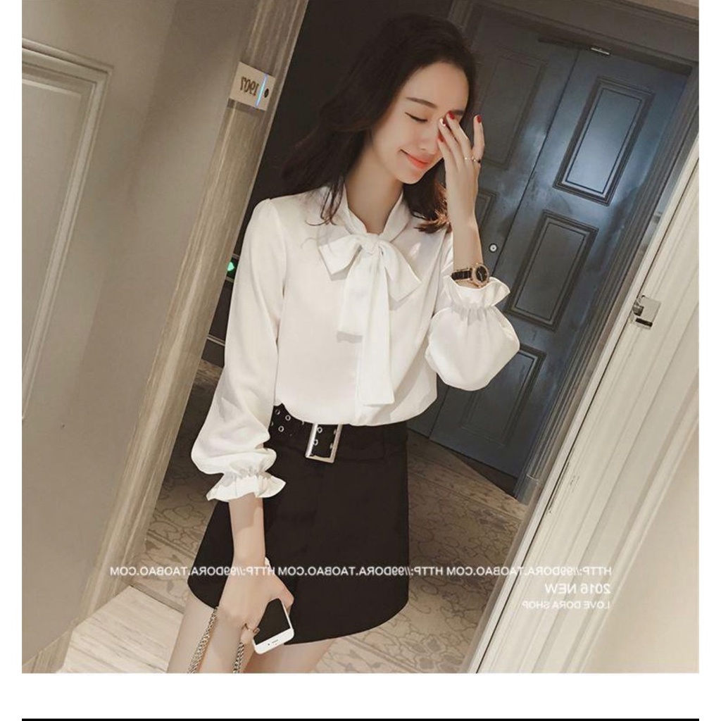 Jual Ios Shop Fanya Blouse Wanita Sifon Atasan Kantor Korean Kekinian