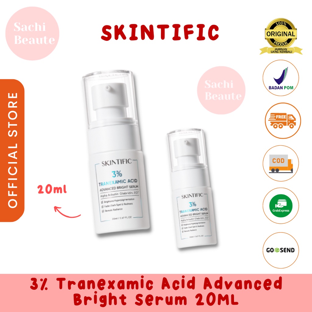 Jual SKINTIFIC 3 Tranexamic Acid Advanced Bright Serum 20ML Serum