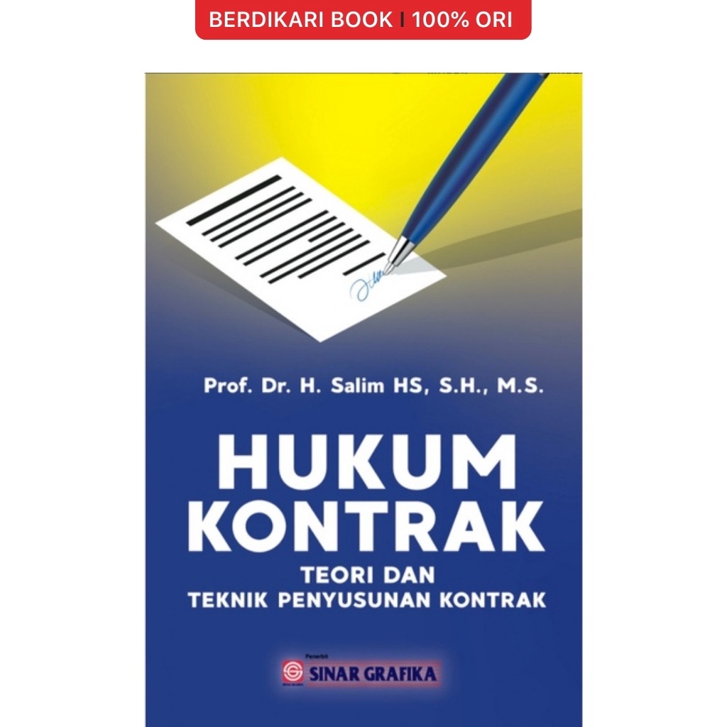 Jual Berdikari Hukum Kontrak Teori Teknik Penyusunan Kontrak