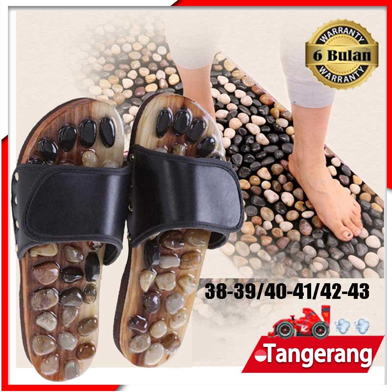 Jual Sandal Kesehatan Batu Refleksi Sandal Terapi Alam Size 38 43