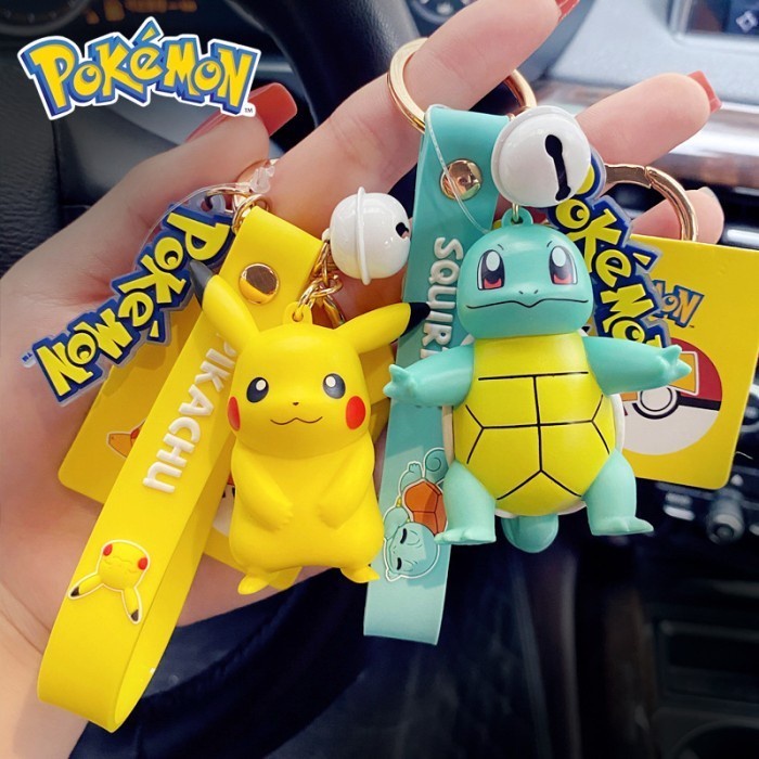 Jual Pokemon Pikachu Gantungan Kunci Wanita Lucu Trendi Boneka Kartun