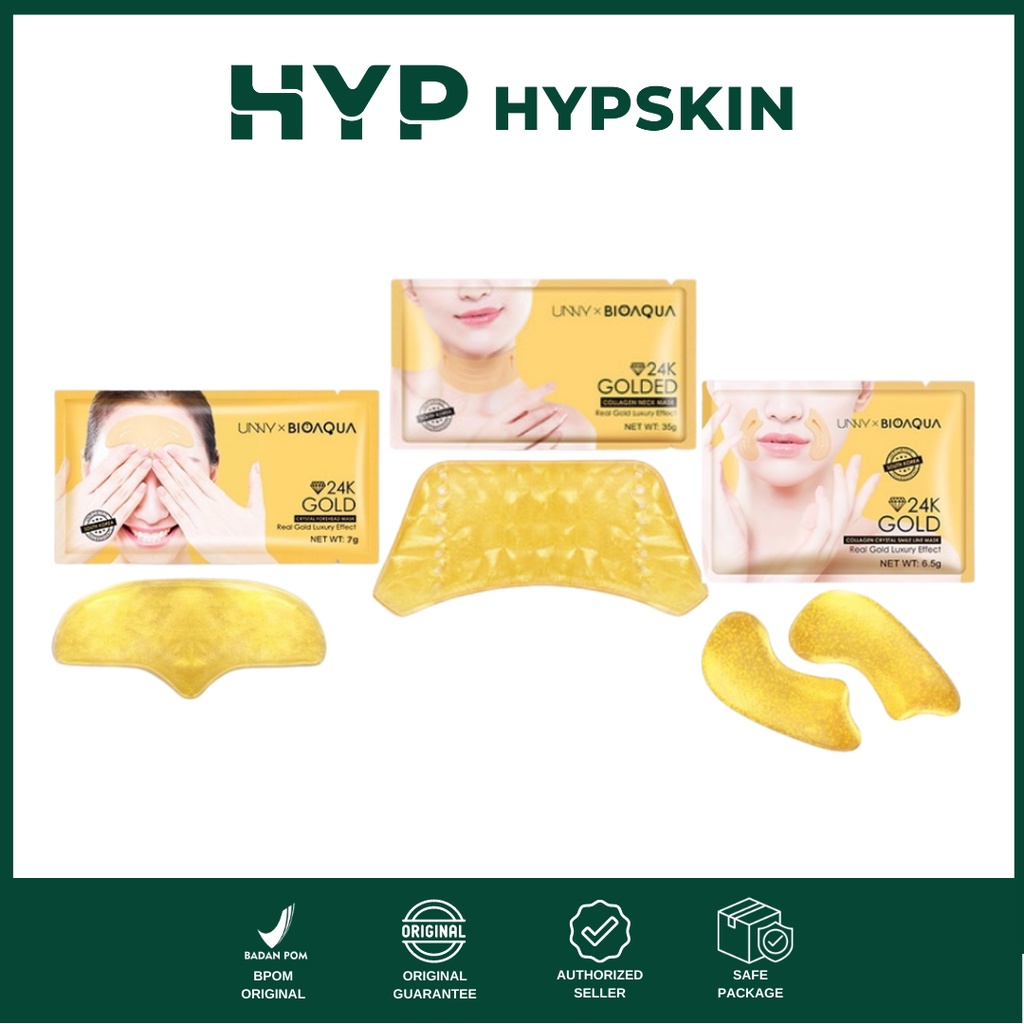 Jual Unny Bioaqua K Gold Collagen Crystal Smile Line Mask