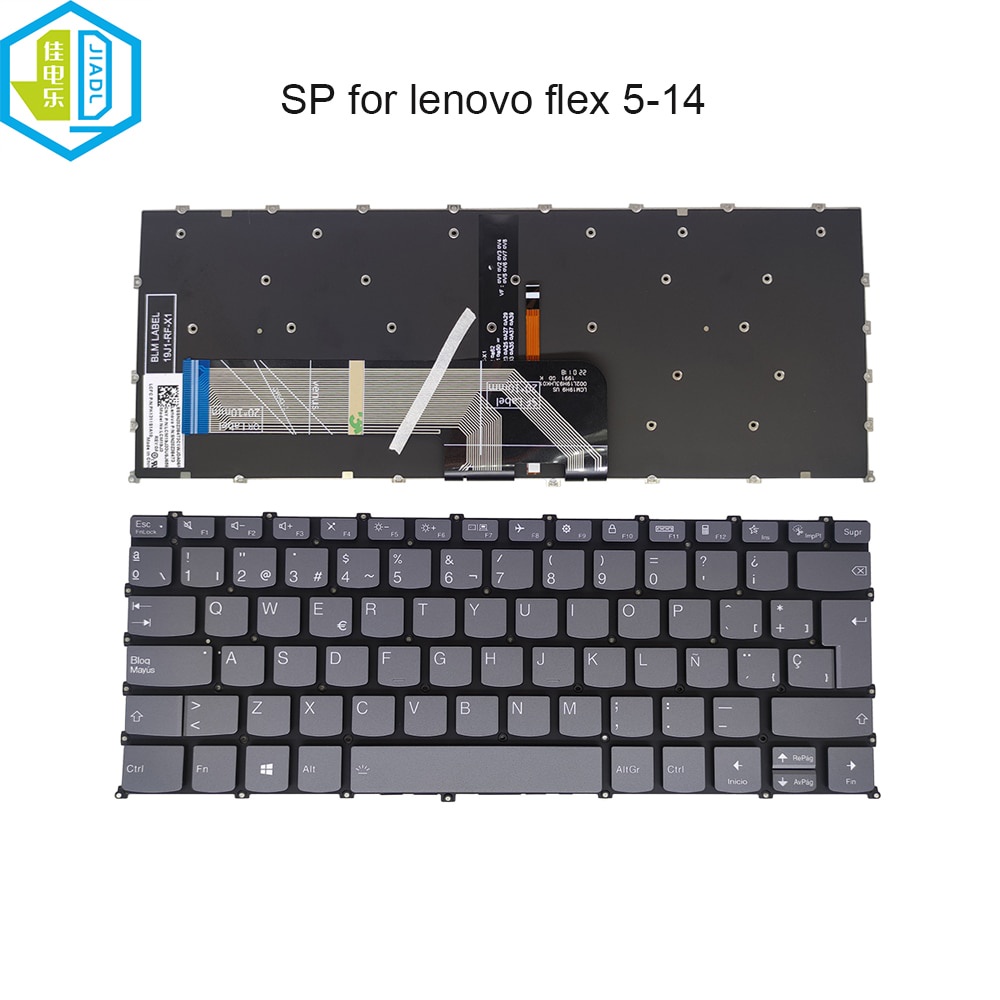 Jual PREORDER Backlit Spanish Keyboard For Lenovo Ideapad Flex 5