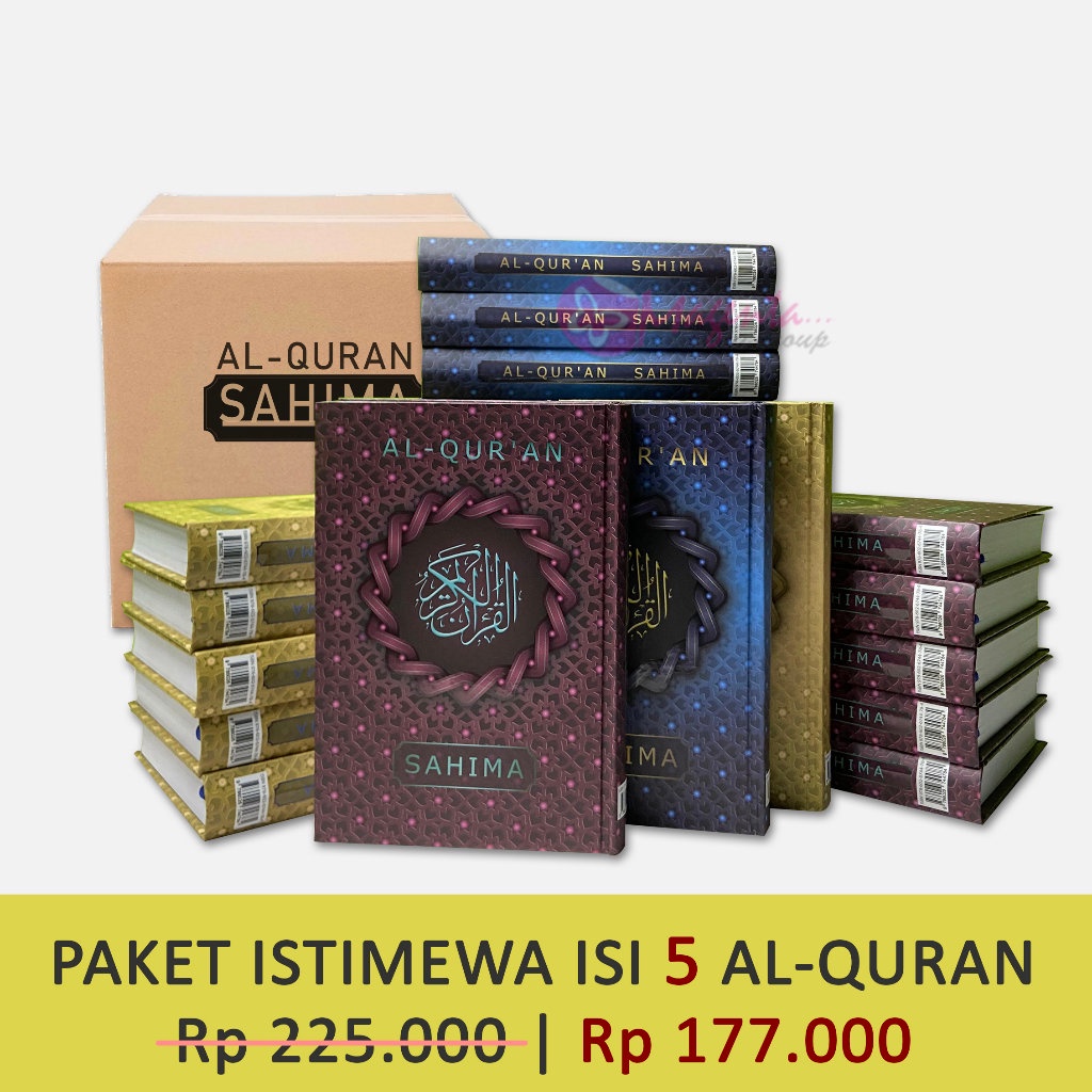 Jual Paket Isi Alquran Al Quran Wakaf Mushaf Sahima Murah Dan Nyaman