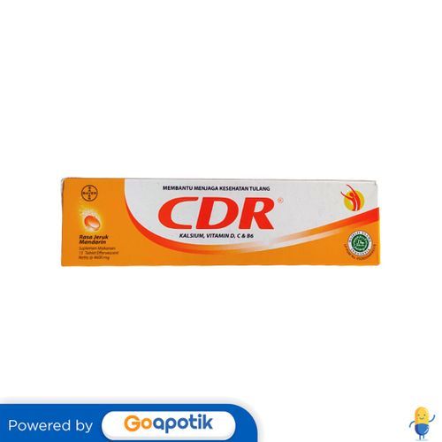 Jual Cdr Rasa Jeruk Mandarin Tube 15 Tablet Shopee Indonesia