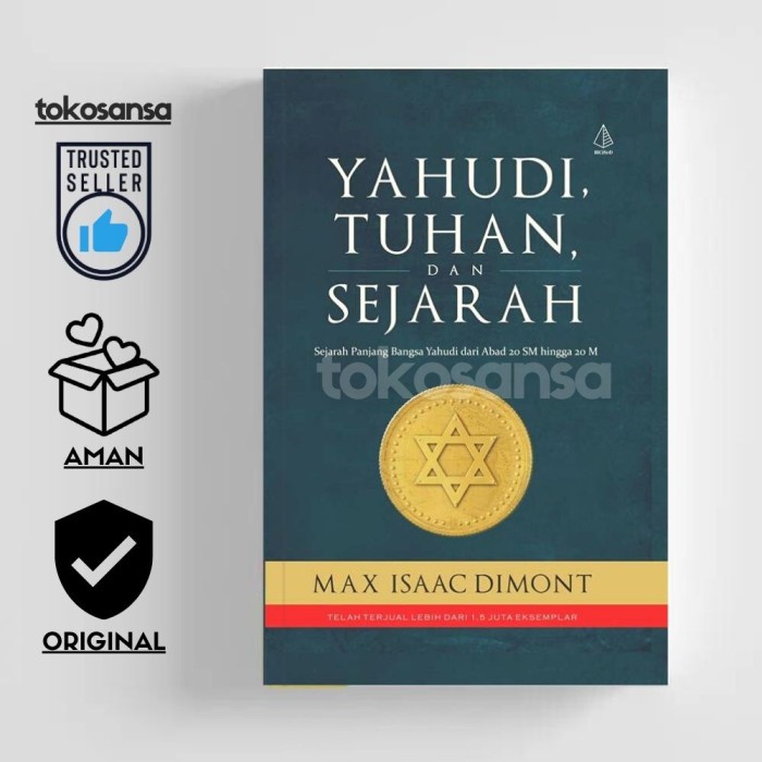 Jual Buku Yahudi Tuhan Dan Sejarah Hard Cover Sejarah Panjang Bangsa