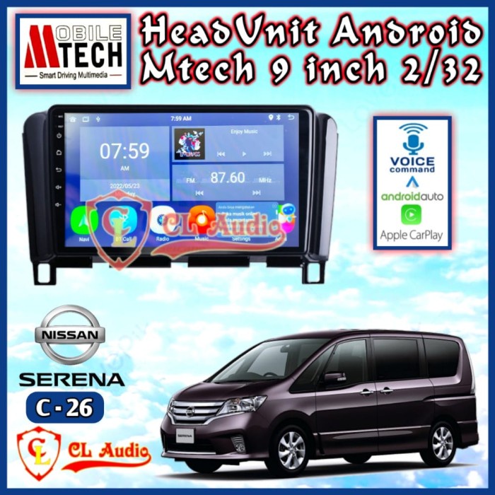 Jual Head Unit Android Mtech Inch Oem Nissan Serena C Car Play