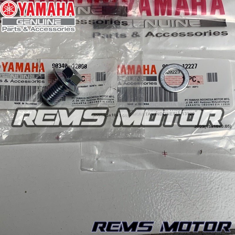 Jual Baut Ring Pembuangan Oli Mesin Nmax Aerox Lexi Original Yamaha