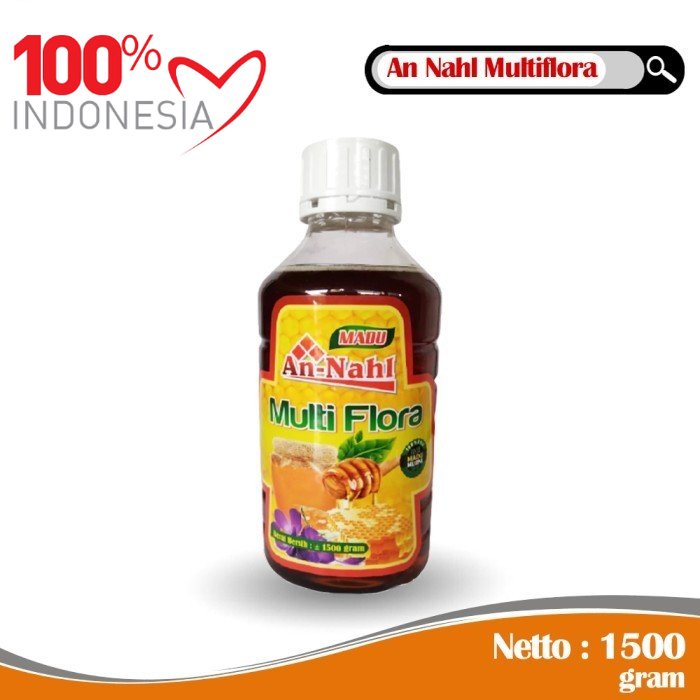 Jual MADU MURNI MULTIFLORA AN NAHL 1 5 KG Shopee Indonesia